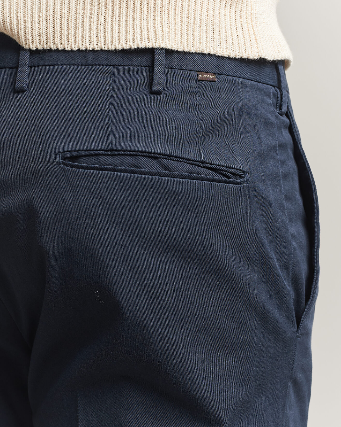 Mies | Housut | Incotex | Slim Fit Comfort Chinos Navy