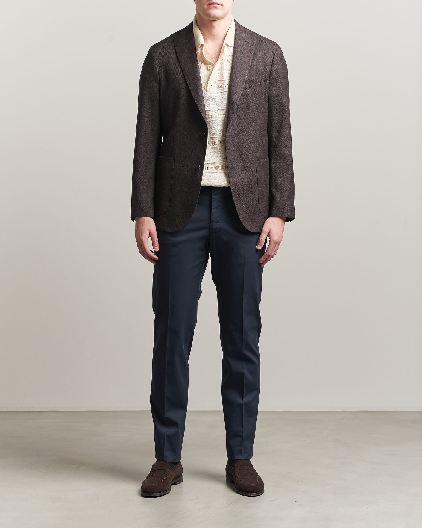 Mies | Housut | Incotex | Regular Fit Comfort Chinos Navy