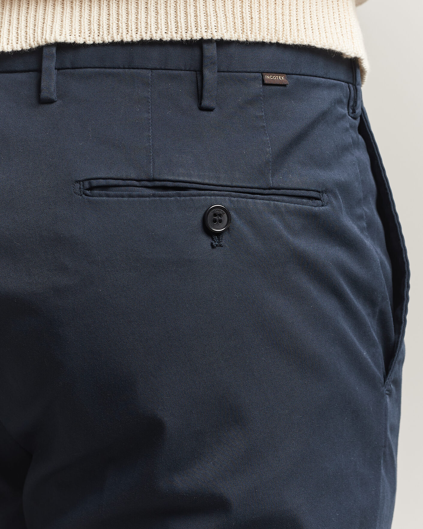 Mies | Housut | Incotex | Regular Fit Comfort Chinos Navy