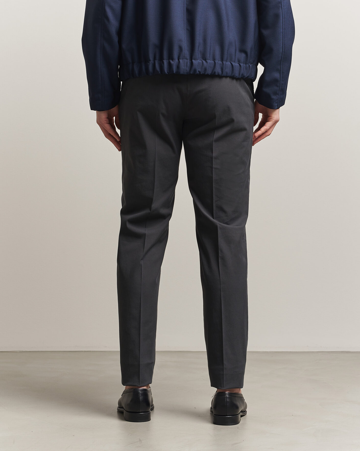 Mies | Housut | Incotex | Regular Fit Comfort Chinos Dark Grey