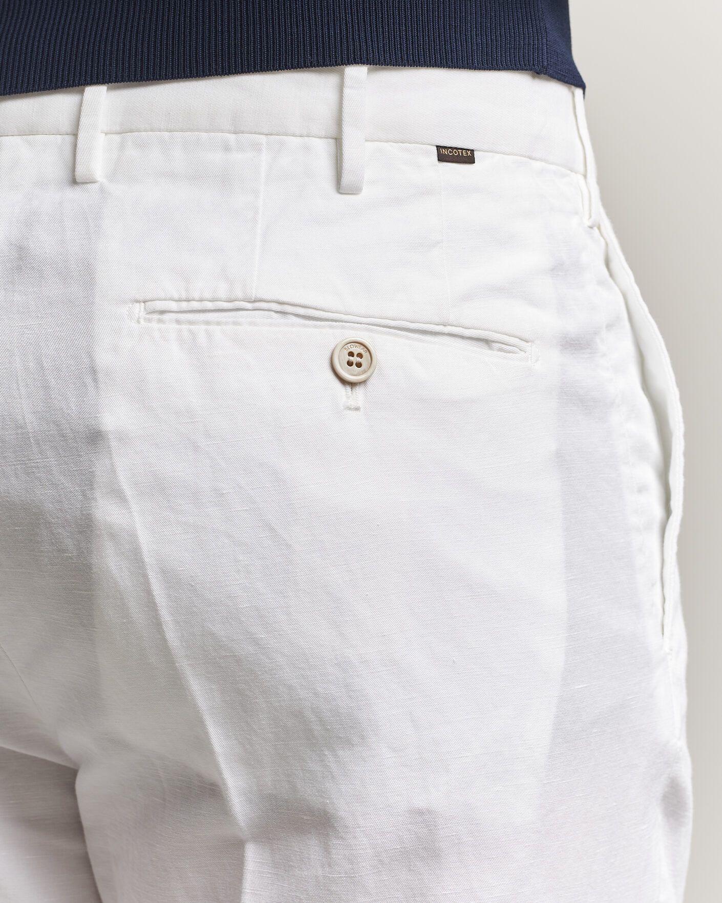 Mies | Housut | Incotex | Regular Fit Chinolino Trousers White