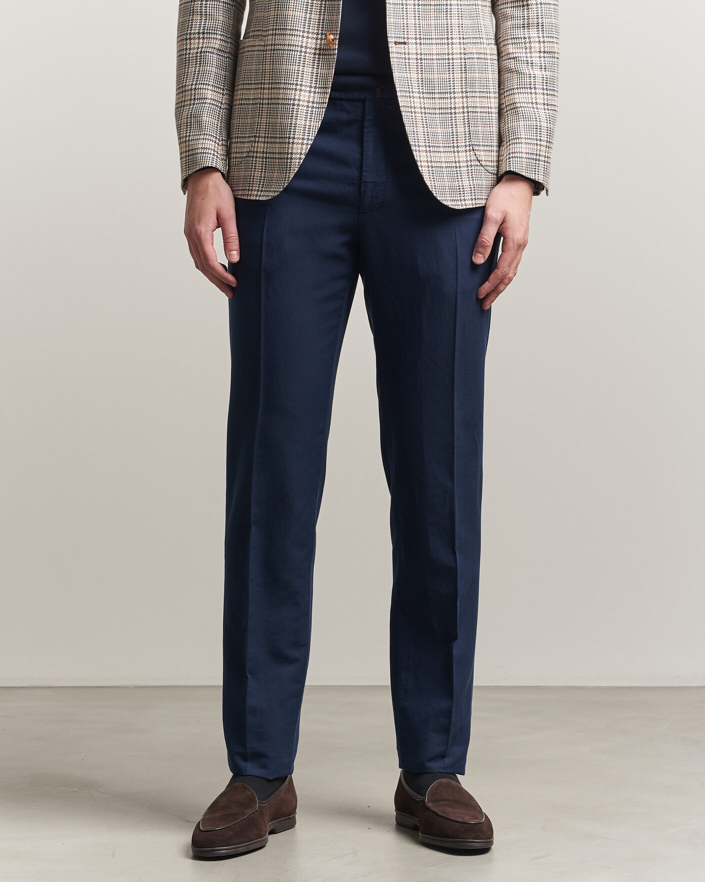 Mies | Housut | Incotex | Regular Fit Chinolino Trousers Navy