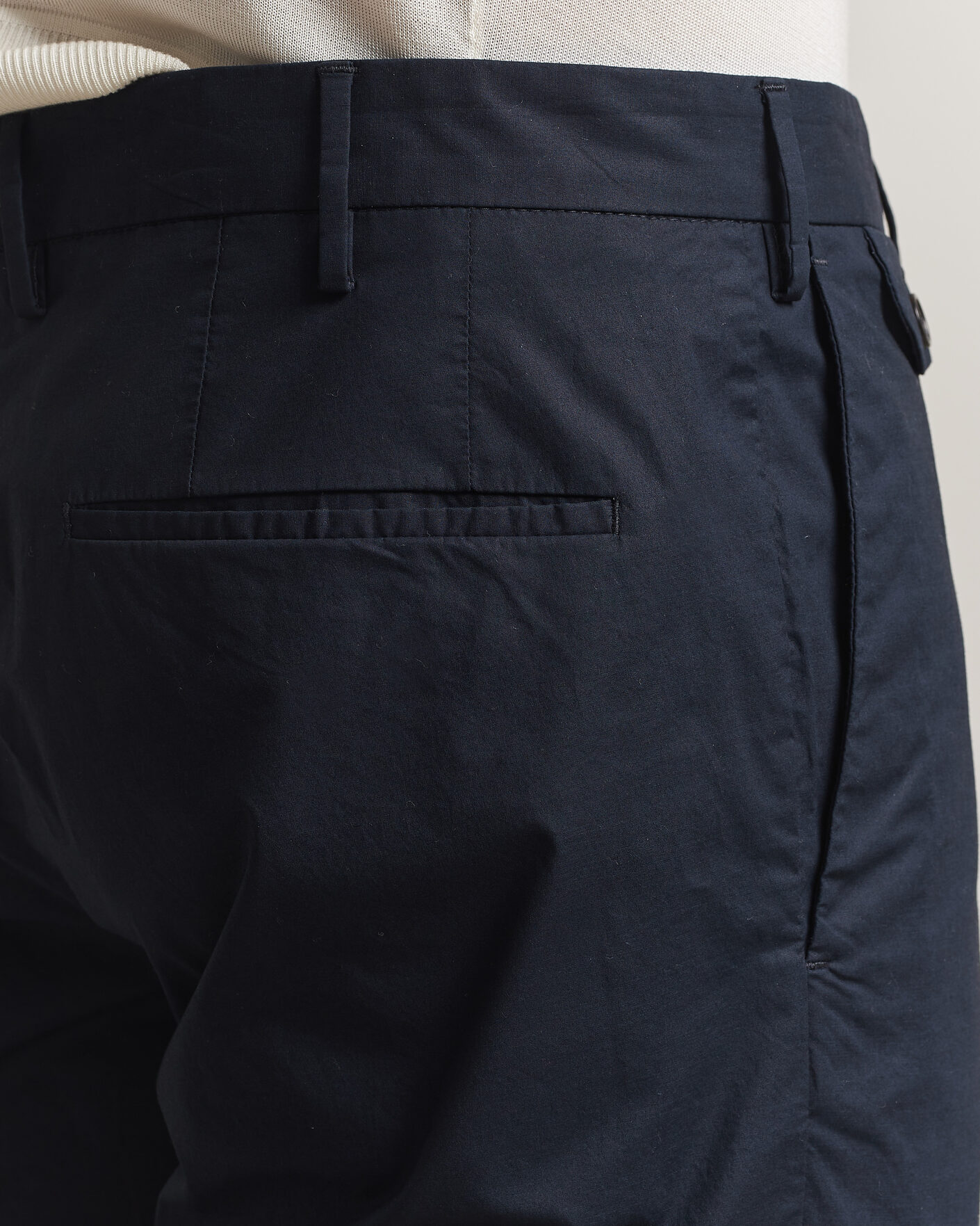 Mies | Shortsit | Incotex | Cotton Poplin Shorts Navy