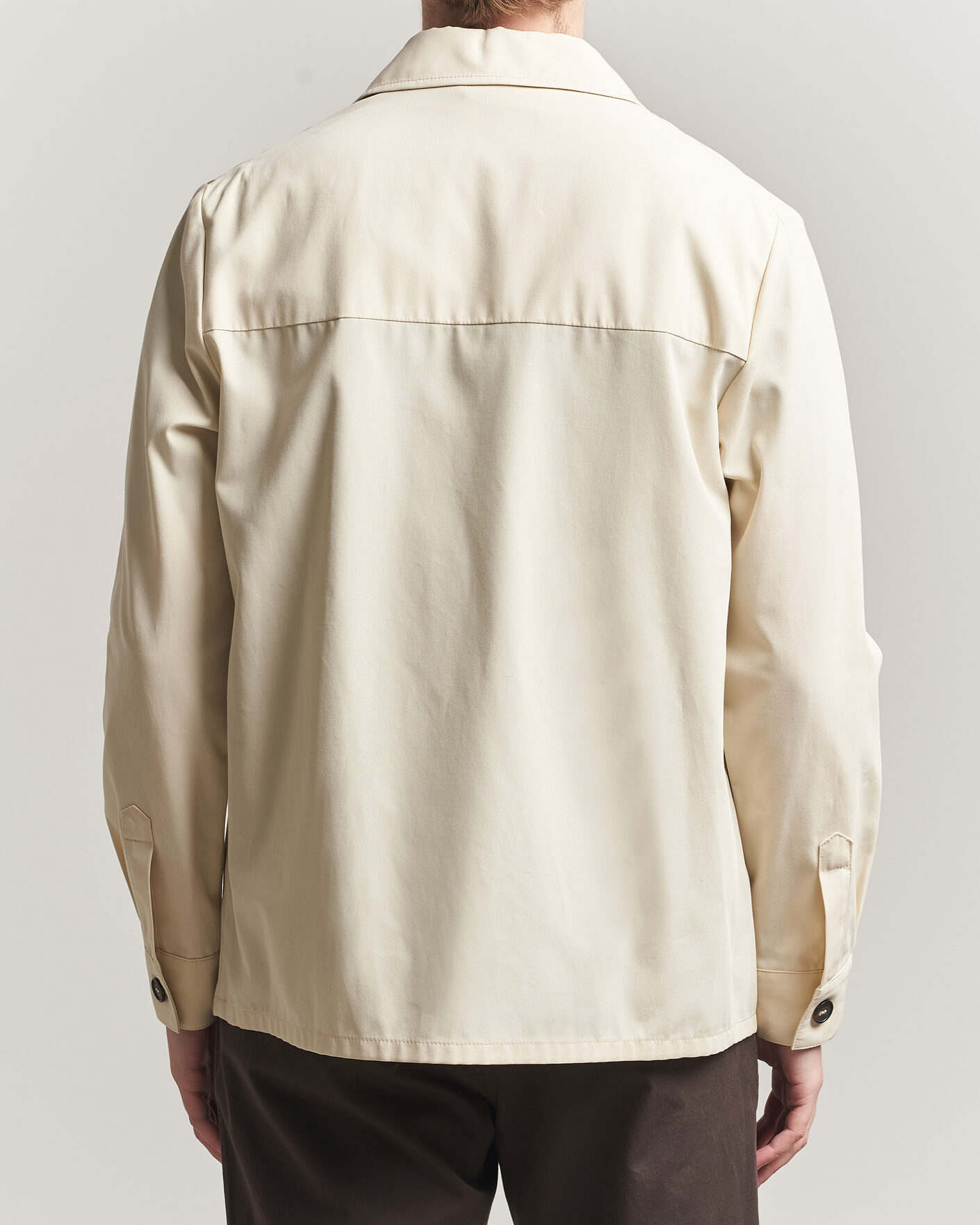 Mies | Kauluspaidat | Incotex | Ice Cotton Twill Overshirt Natural