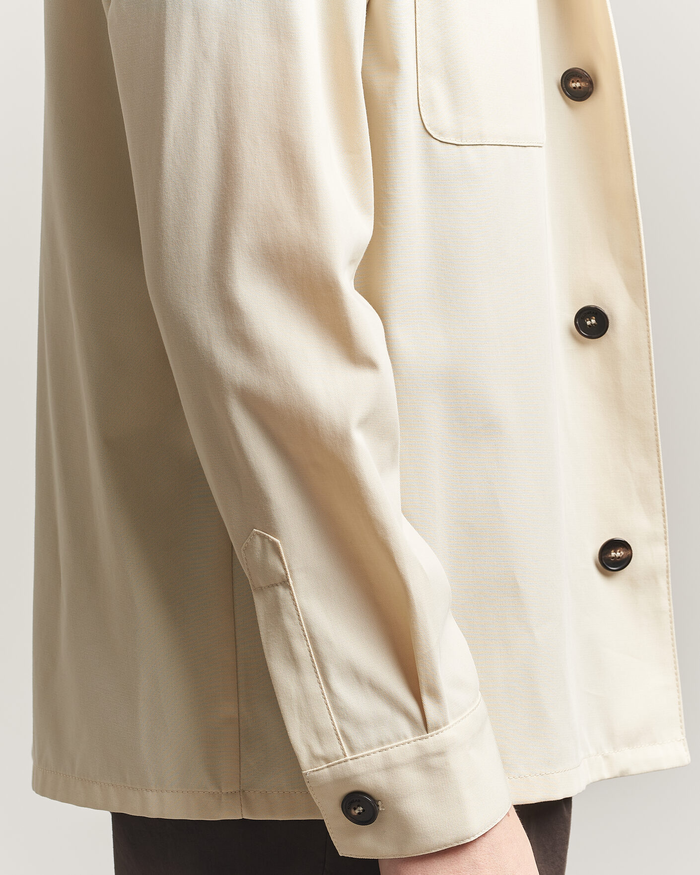 Mies | Kauluspaidat | Incotex | Ice Cotton Twill Overshirt Natural