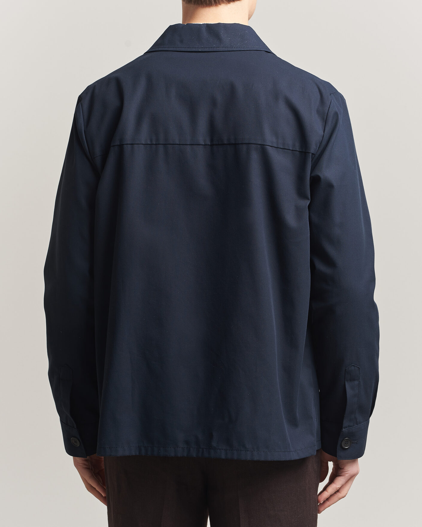 Mies | Kauluspaidat | Incotex | Ice Cotton Twill Overshirt Navy