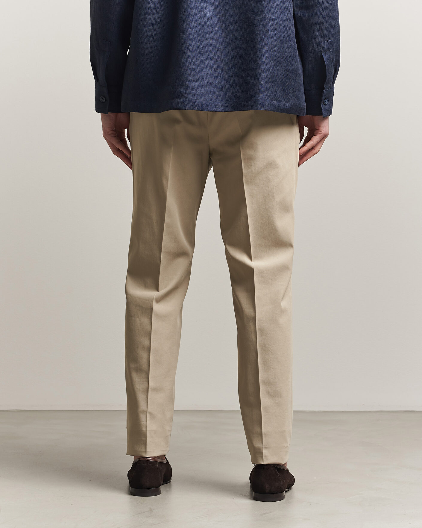 Mies | Housut | Incotex | Ice Cotton Twill Pants Sand