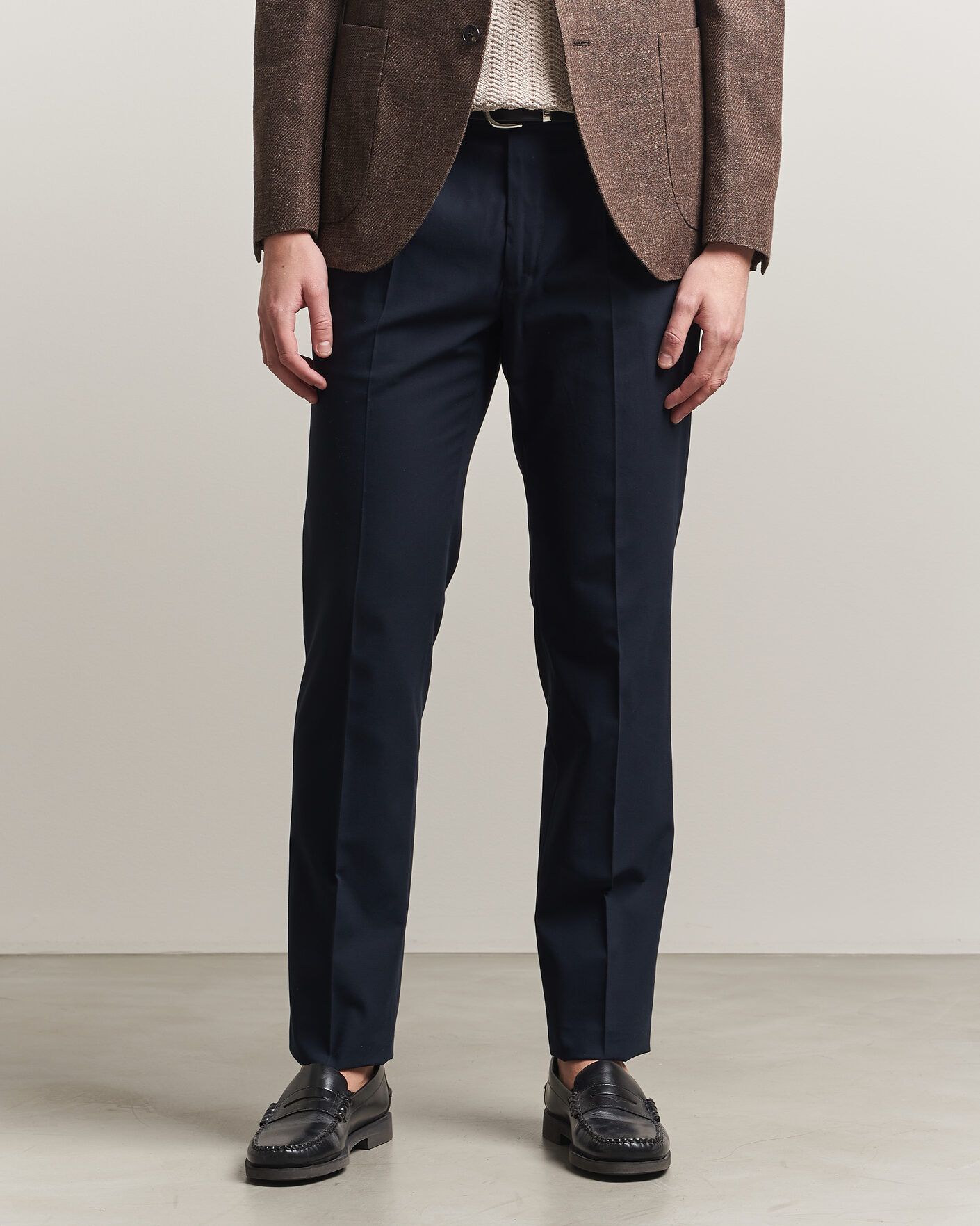 Mies | Housut | Incotex | Ice Cotton Twill Pants Navy