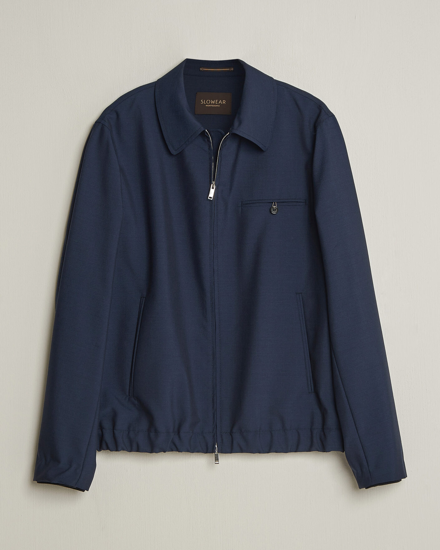 Mies | Takit | Incotex | Primo Wool Shirt Jacket Navy