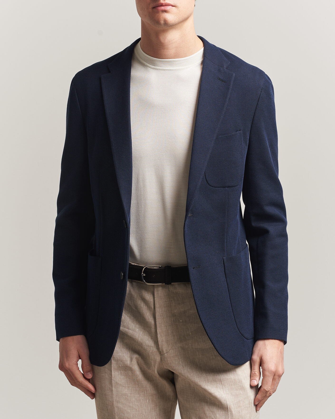 Mies | Pikkutakit | Incotex | Unconstructed Jersey Blazer Navy