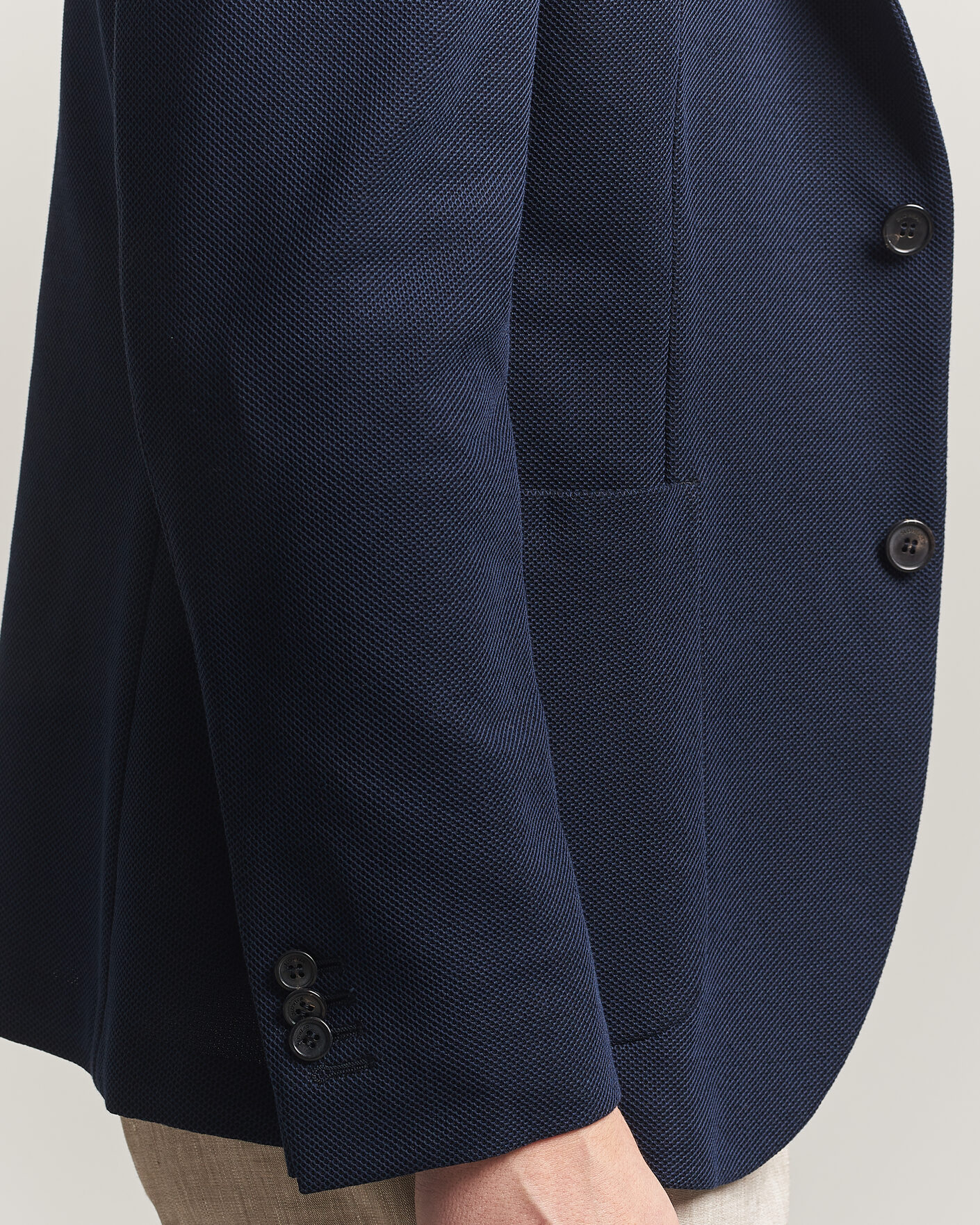 Mies | Pikkutakit | Incotex | Unconstructed Jersey Blazer Navy