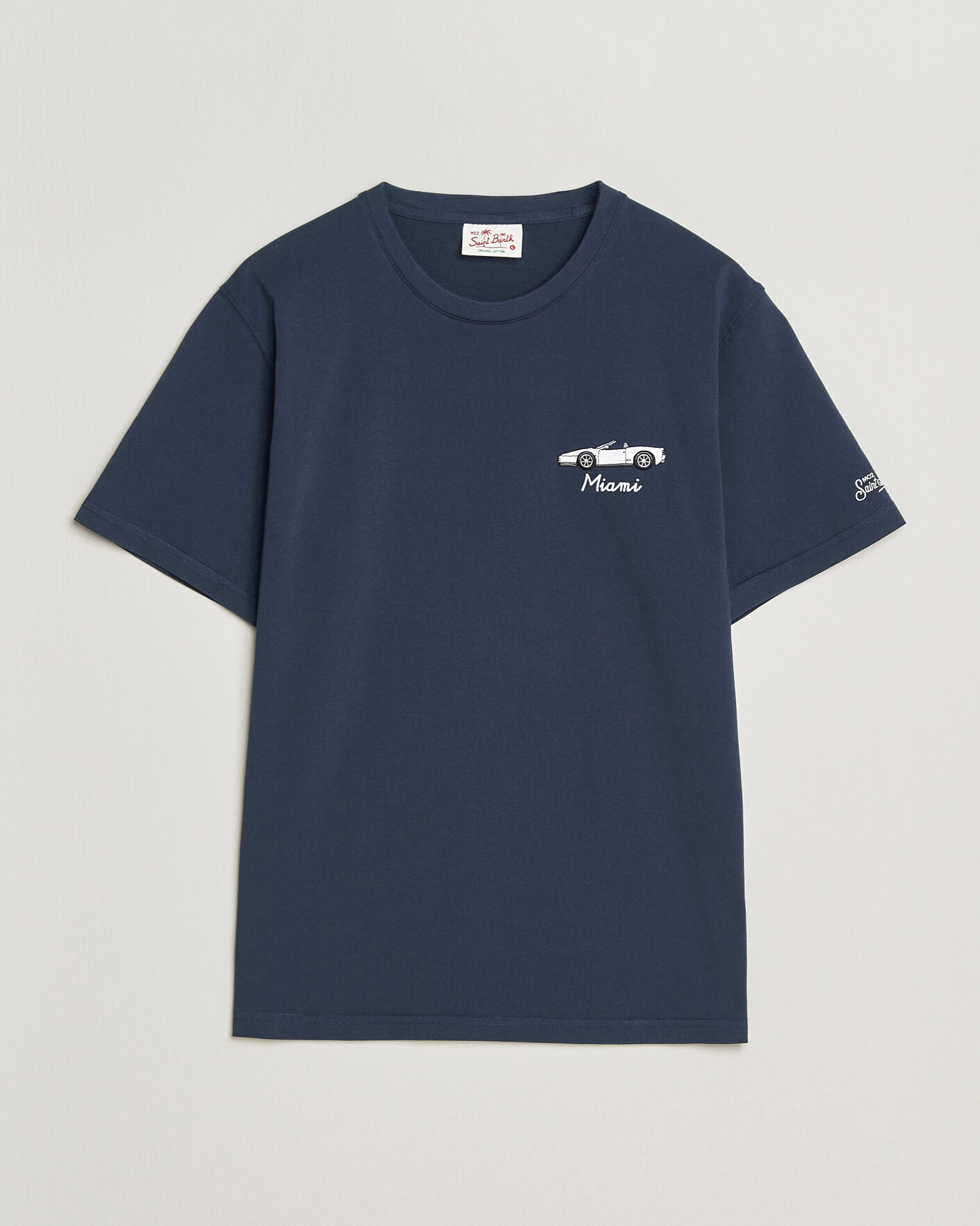 Mies | T-paidat | MC2 Saint Barth | Printed Cotton T-Shirt Car Miami