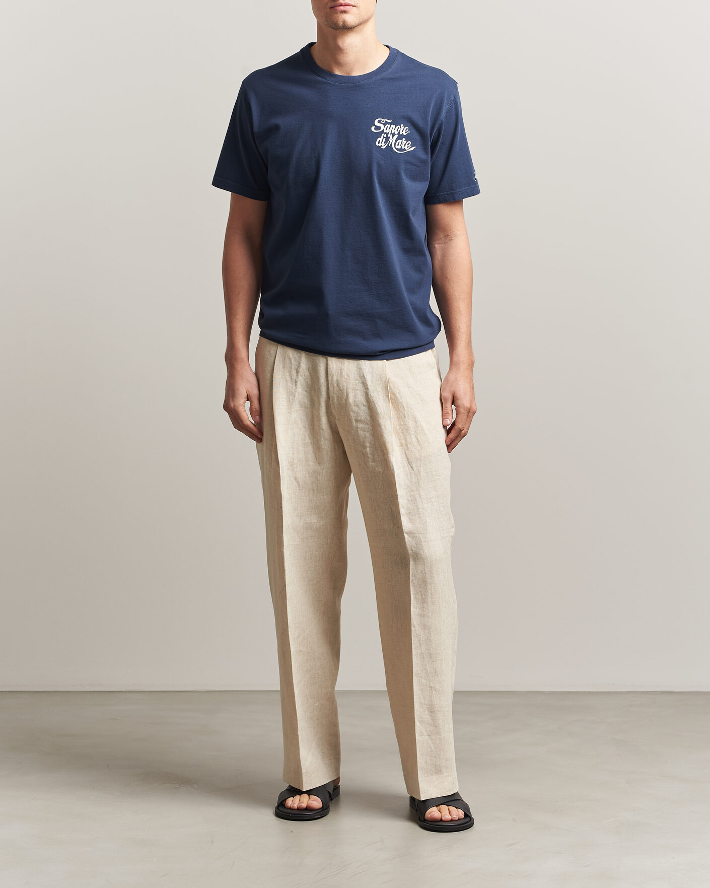 Mies | T-paidat | MC2 Saint Barth | Printed Cotton T-Shirt Sapore Di Mare