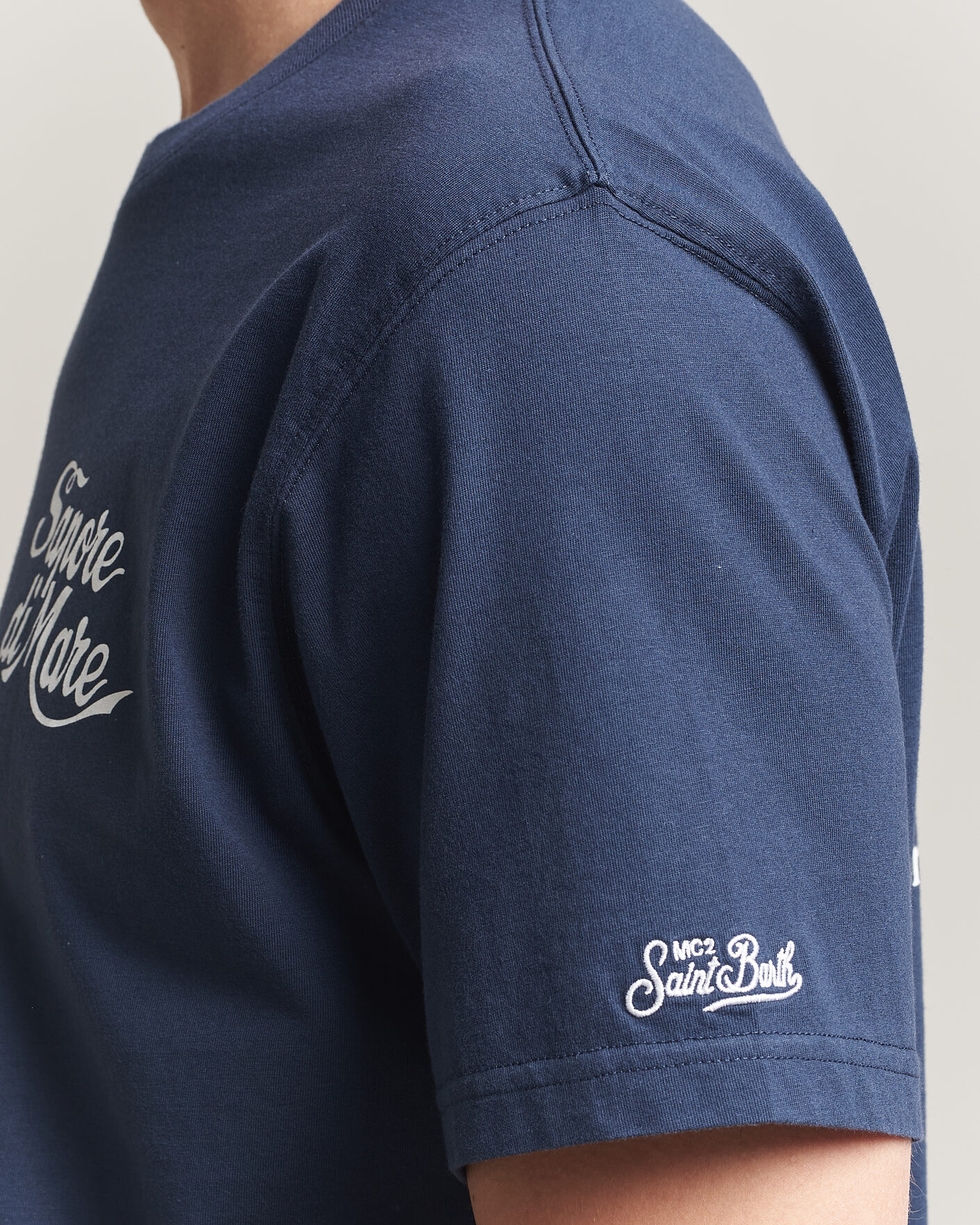 Mies | T-paidat | MC2 Saint Barth | Printed Cotton T-Shirt Sapore Di Mare
