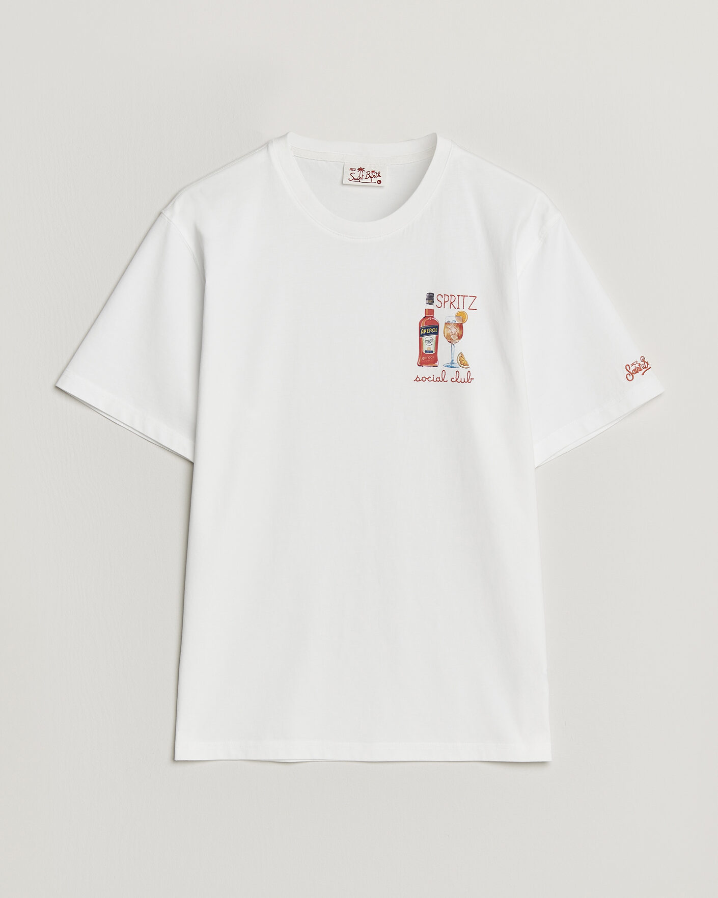 Mies | T-paidat | MC2 Saint Barth | Printed Cotton T-Shirt Social Spritz