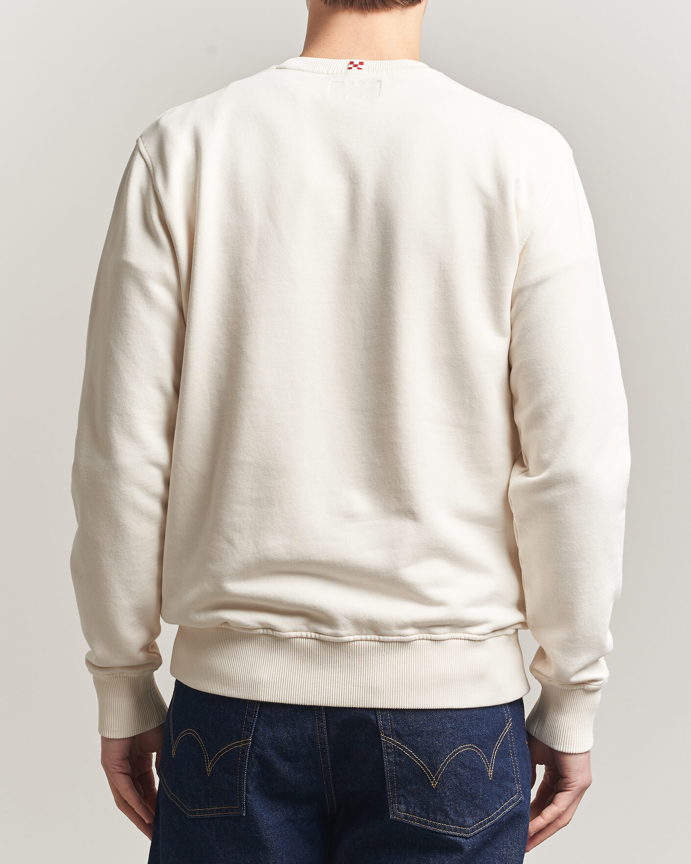 Mies | Puserot | MC2 Saint Barth | Terry Cotton Logo Sweatshirt Off White