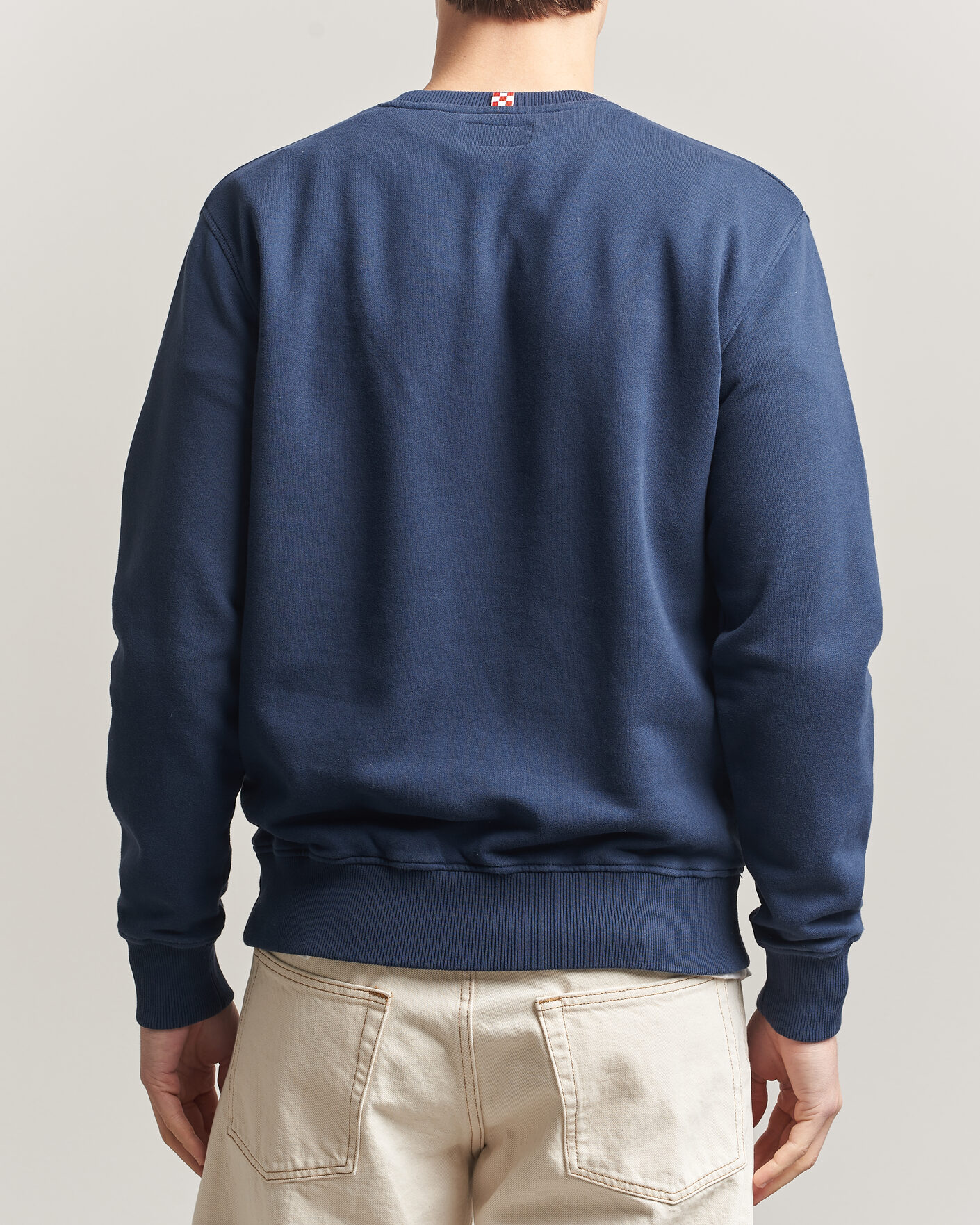 Mies | Puserot | MC2 Saint Barth | Terry Cotton Logo Sweatshirt Navy