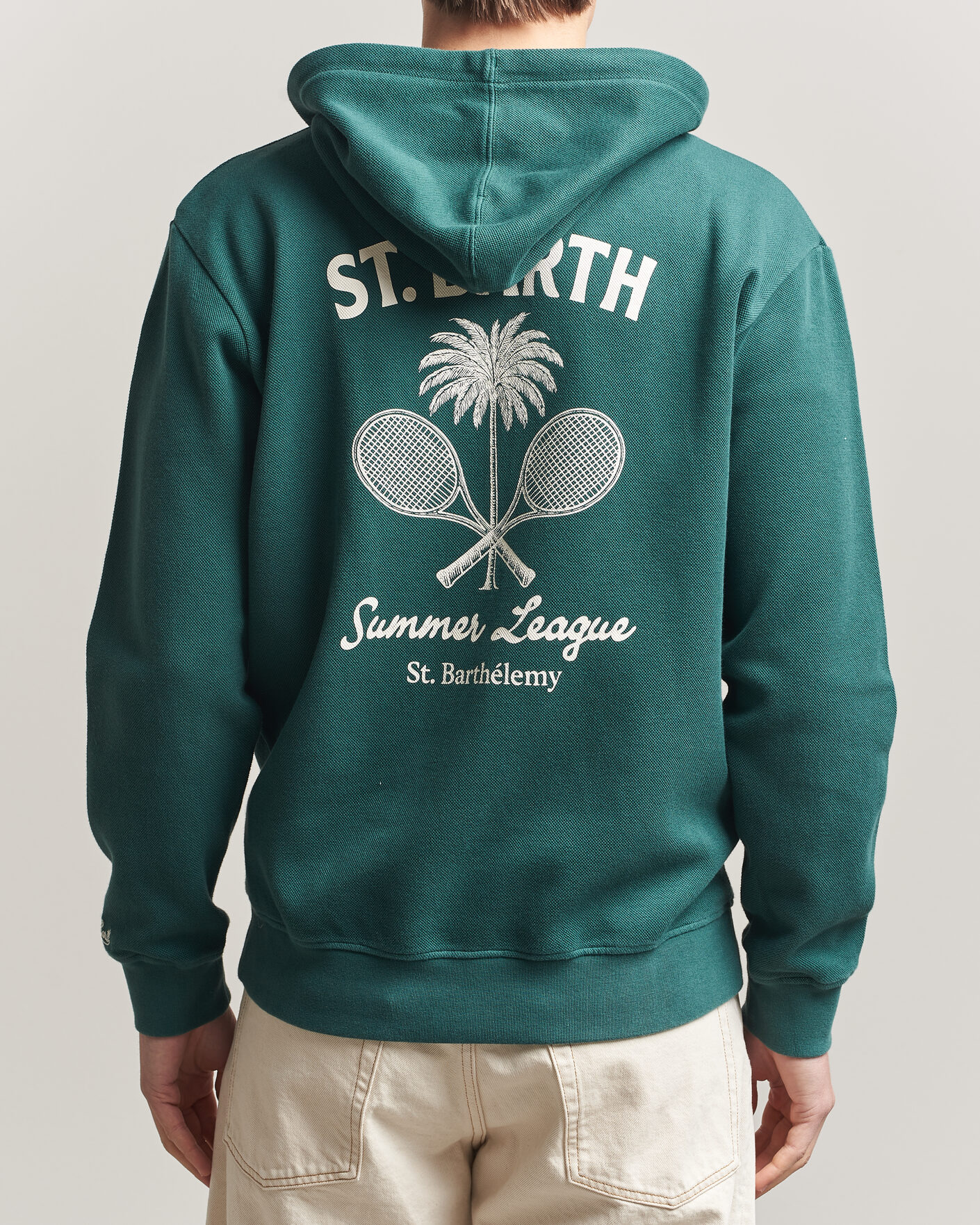 Mies | Puserot | MC2 Saint Barth | Back Printed Hoodie Tennis League