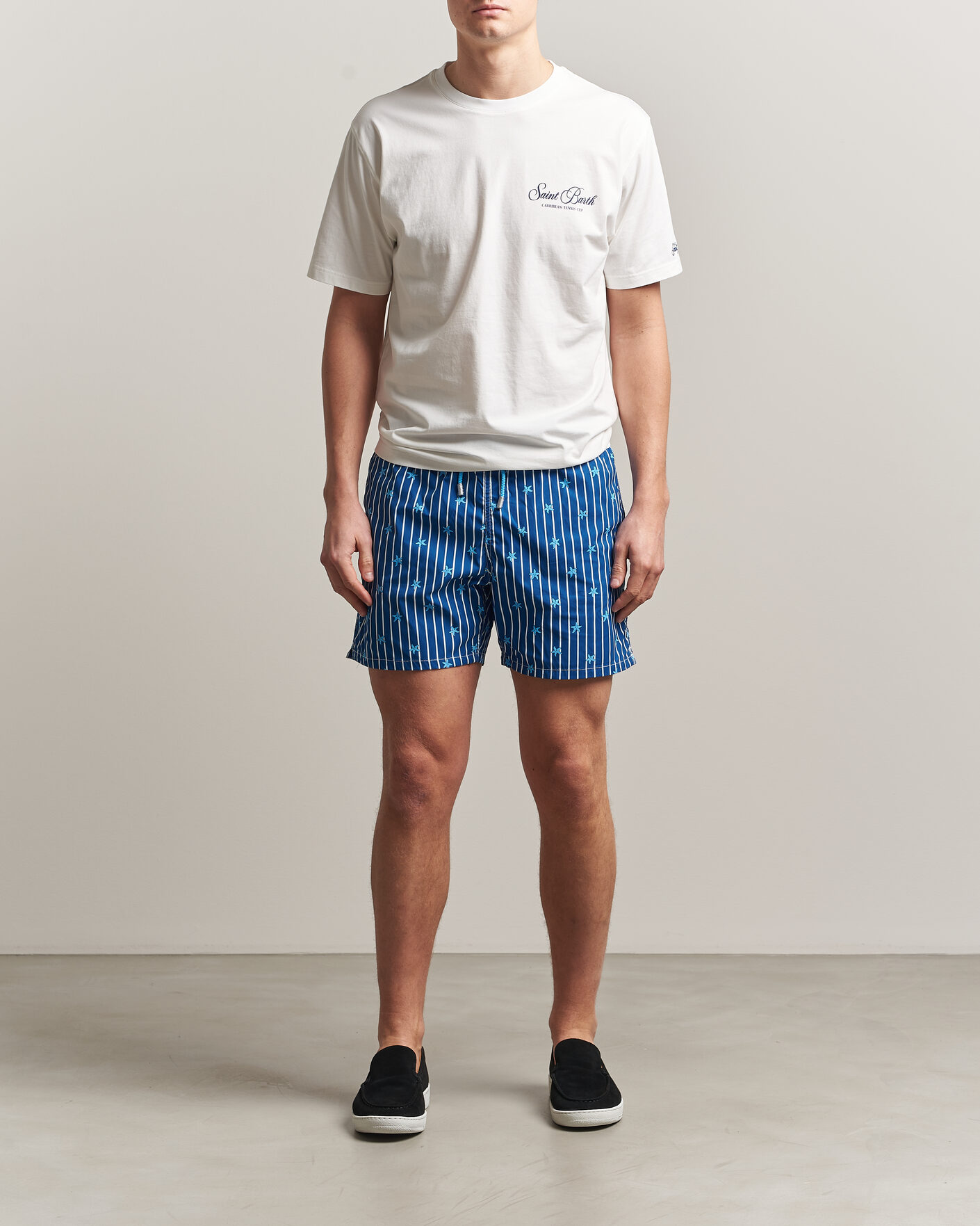 Mies | Uimahousut | MC2 Saint Barth | Printed Swim Shorts Blue Starfish