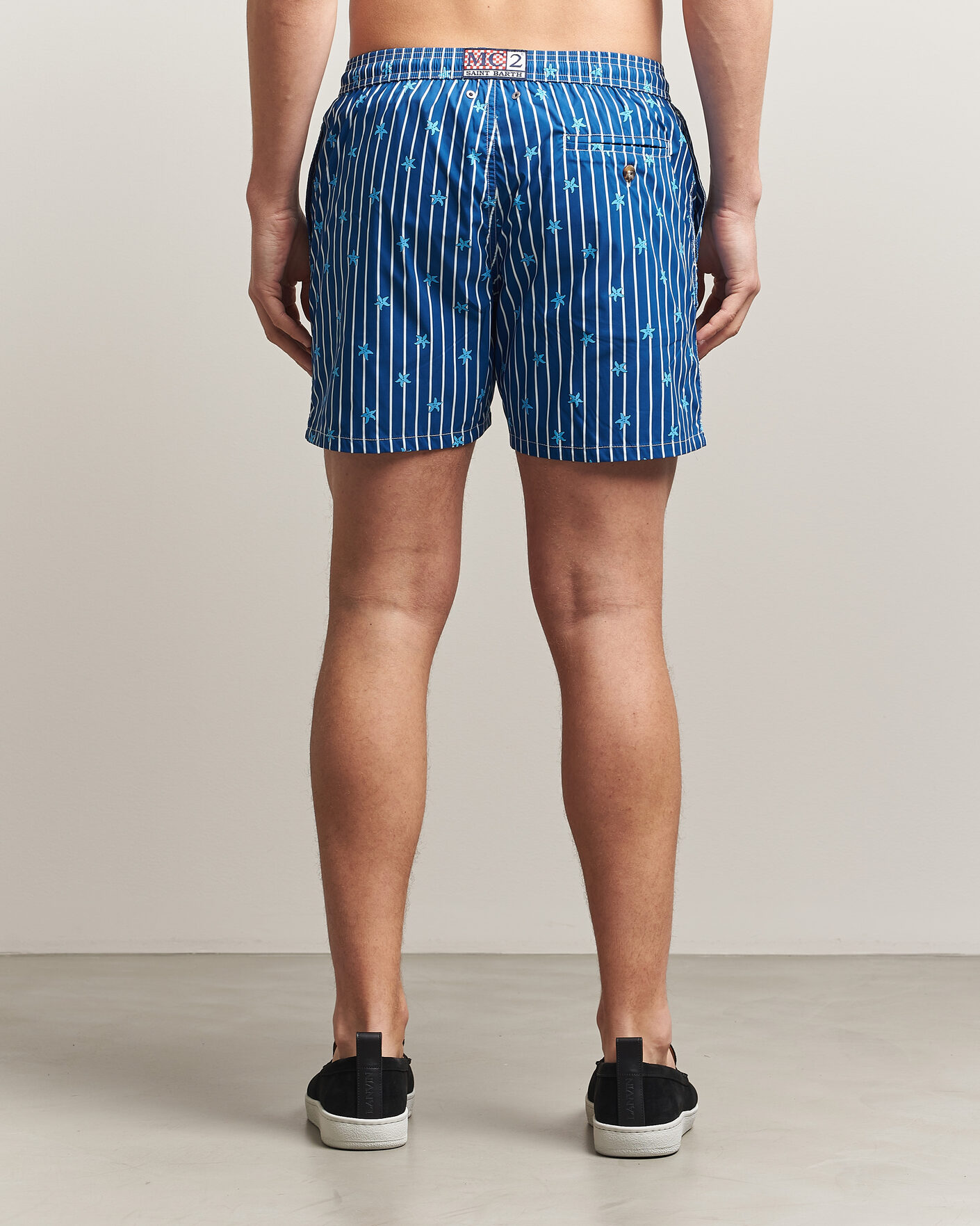 Mies | Uimahousut | MC2 Saint Barth | Printed Swim Shorts Blue Starfish