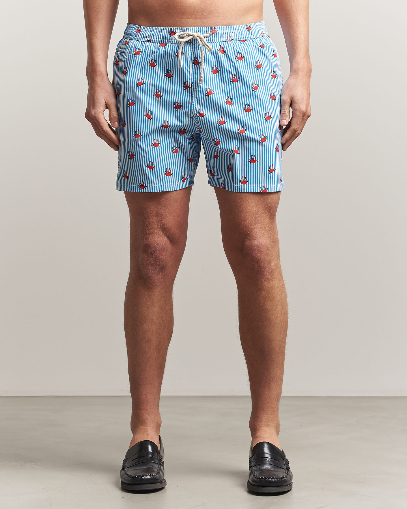 Mies | Uimahousut | MC2 Saint Barth | Printed Swim Shorts Blue Crabs