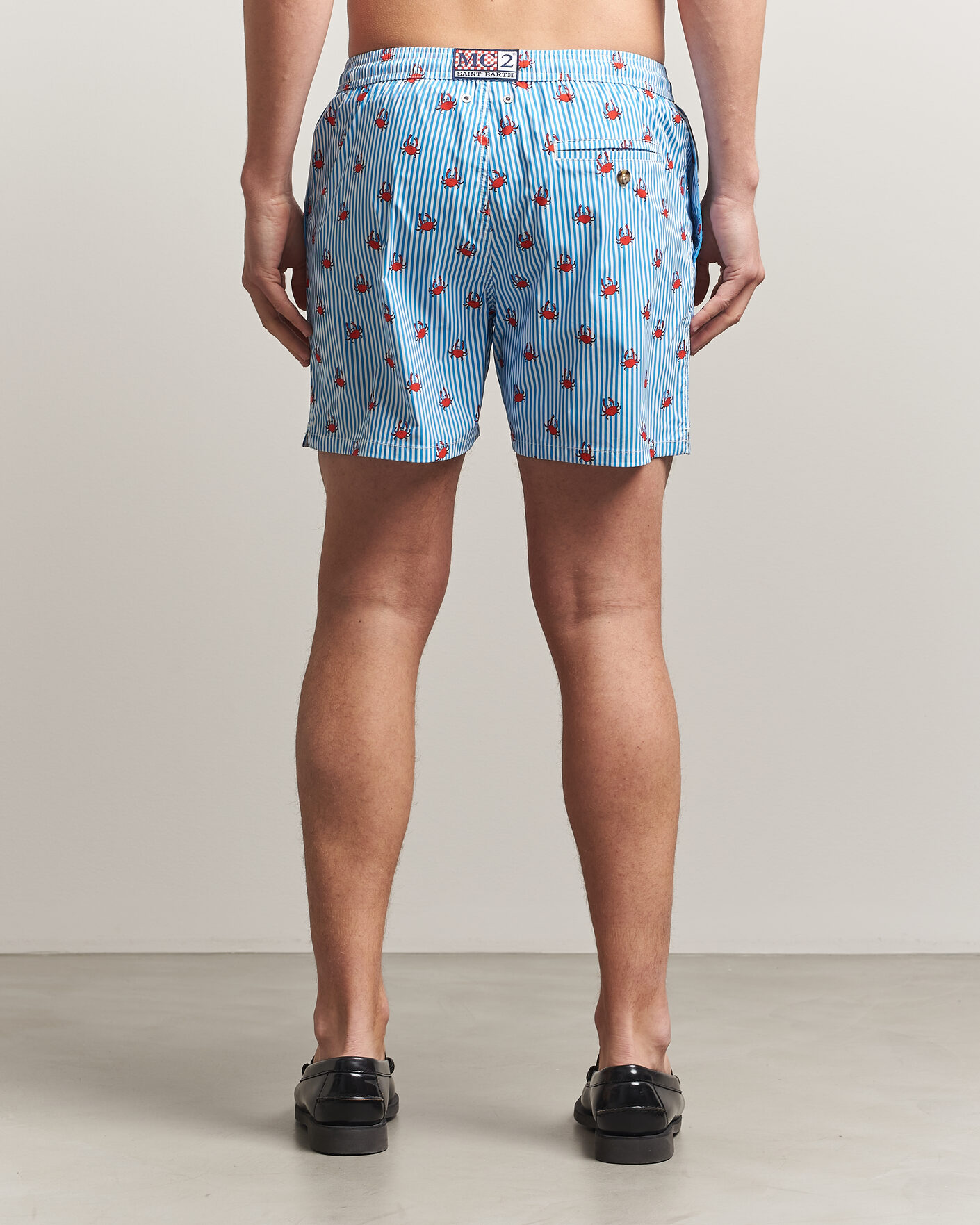 Mies | Uimahousut | MC2 Saint Barth | Printed Swim Shorts Blue Crabs