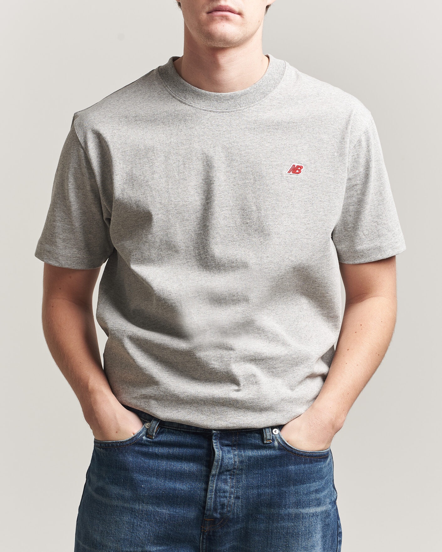 Mies | T-paidat | New Balance Made In US & UK | New Balance Made In USA Core T-Shirt Athletic Grey