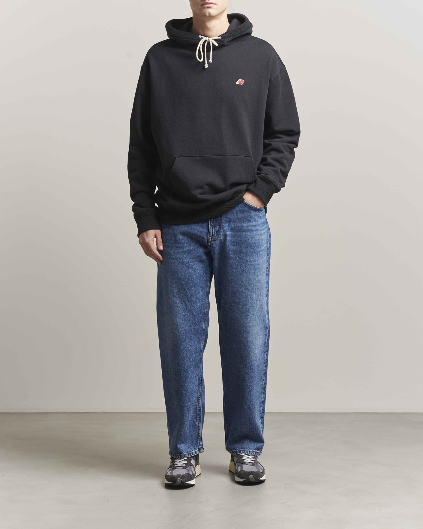 Mies | Puserot | New Balance | Made In USA Core Hoodie Black