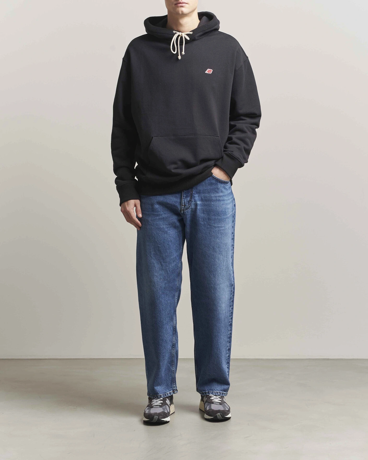 Mies | Puserot | New Balance Made In US & UK | New Balance Made In USA Core Hoodie Black