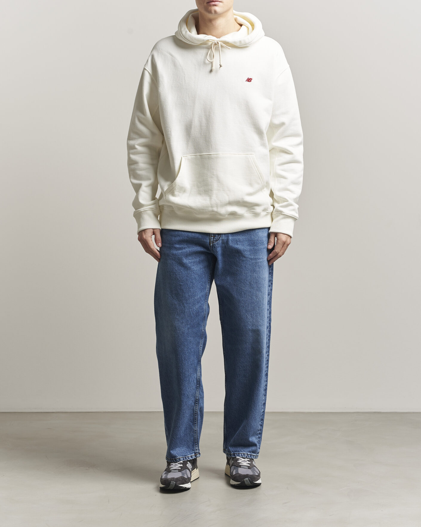 Mies | Puserot | New Balance | Made In USA Core Hoodie Sea Salt