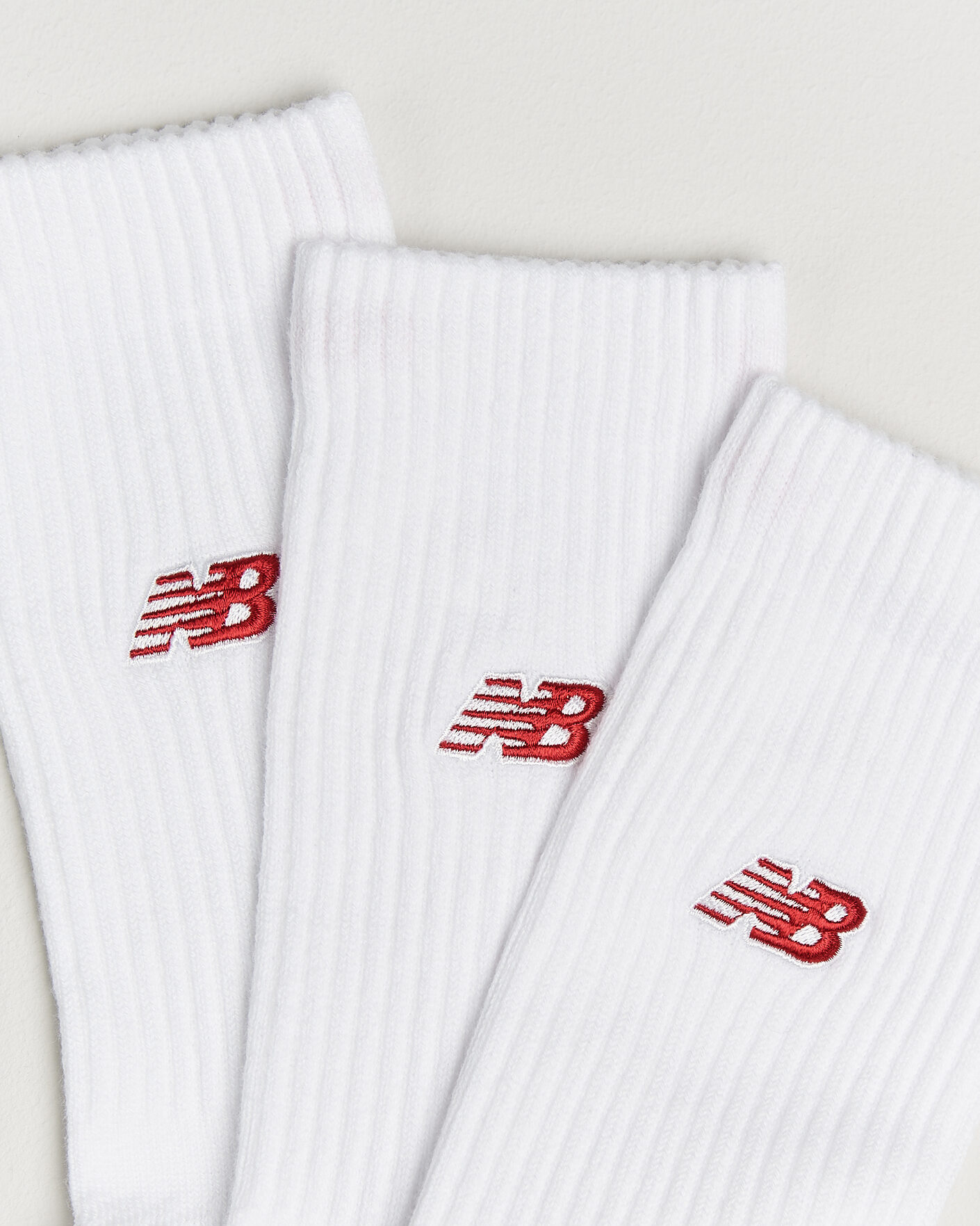 Mies | Alusvaatteet | New Balance | 3-Pack Active Premium Crew Socks White