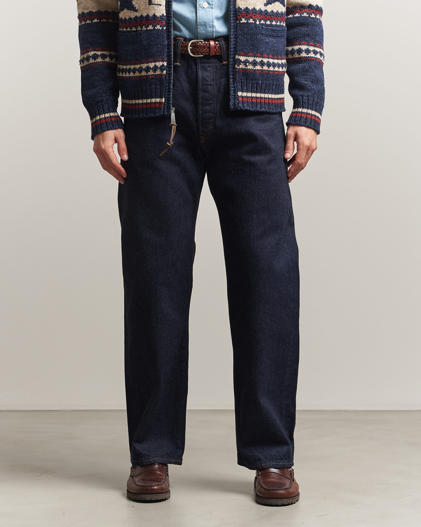 Mies | Farkut | RRL | Vintage Fit 5-Pocket Denim East/West Rinse