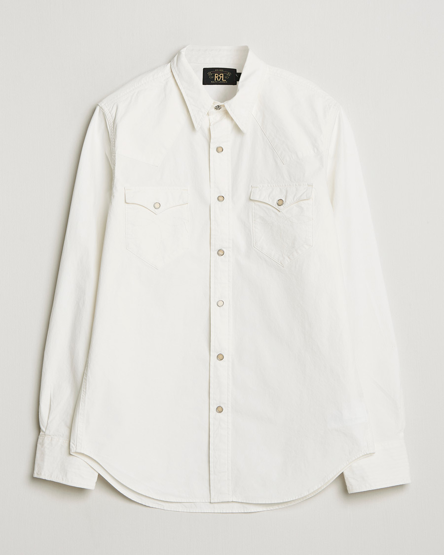 Mies | Kauluspaidat | RRL | Buffalo Western Shirt White