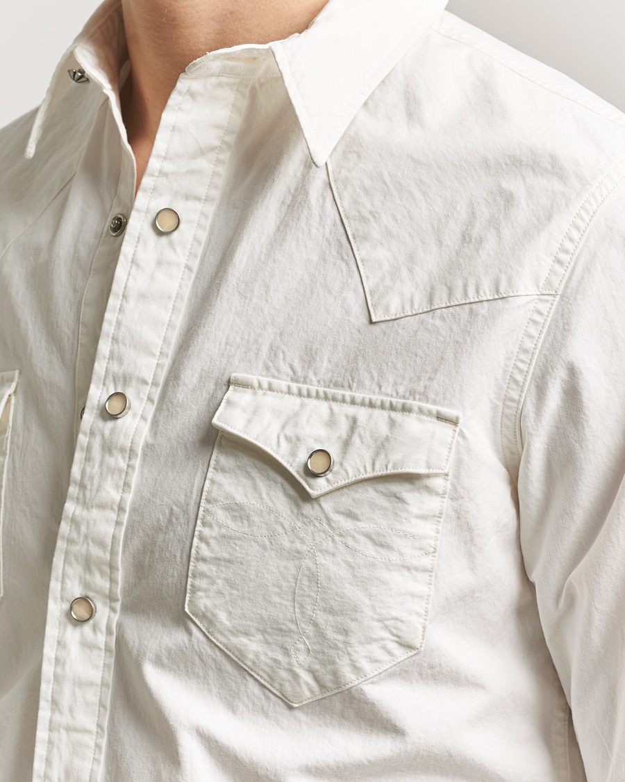 Mies | Kauluspaidat | RRL | Buffalo Western Shirt White