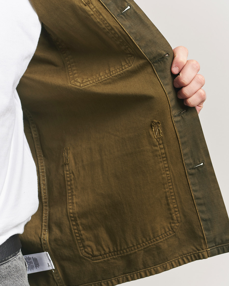 Mies | Kauluspaidat | RRL | Asher Overshirt Washed Brown