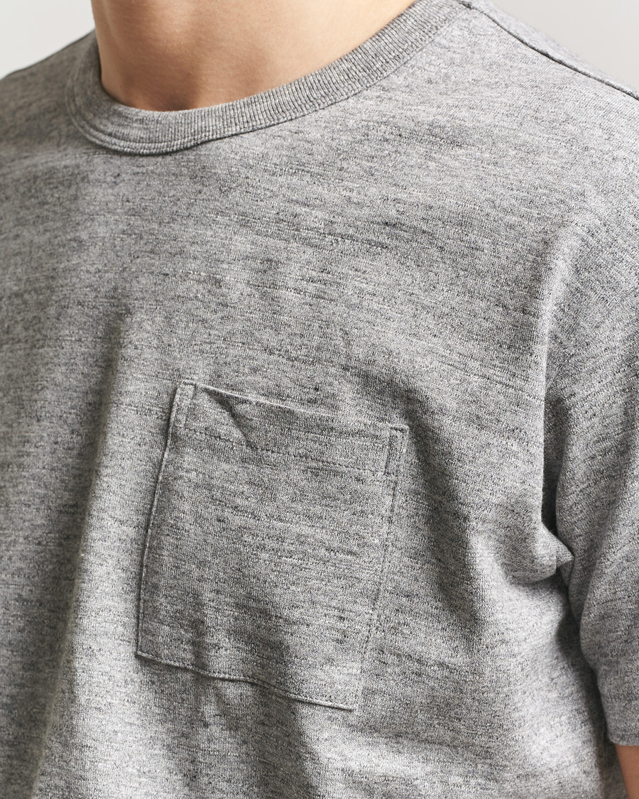Mies | T-paidat | RRL | 2-Pack Pocket Tee Heather Grey