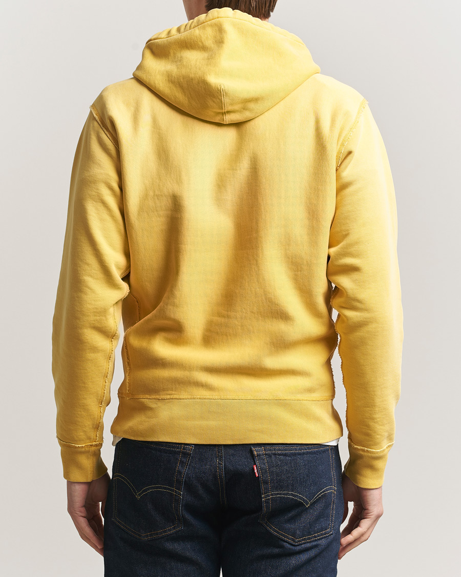 Mies | Puserot | RRL | Hooded Sweatshirt Campus Yellow