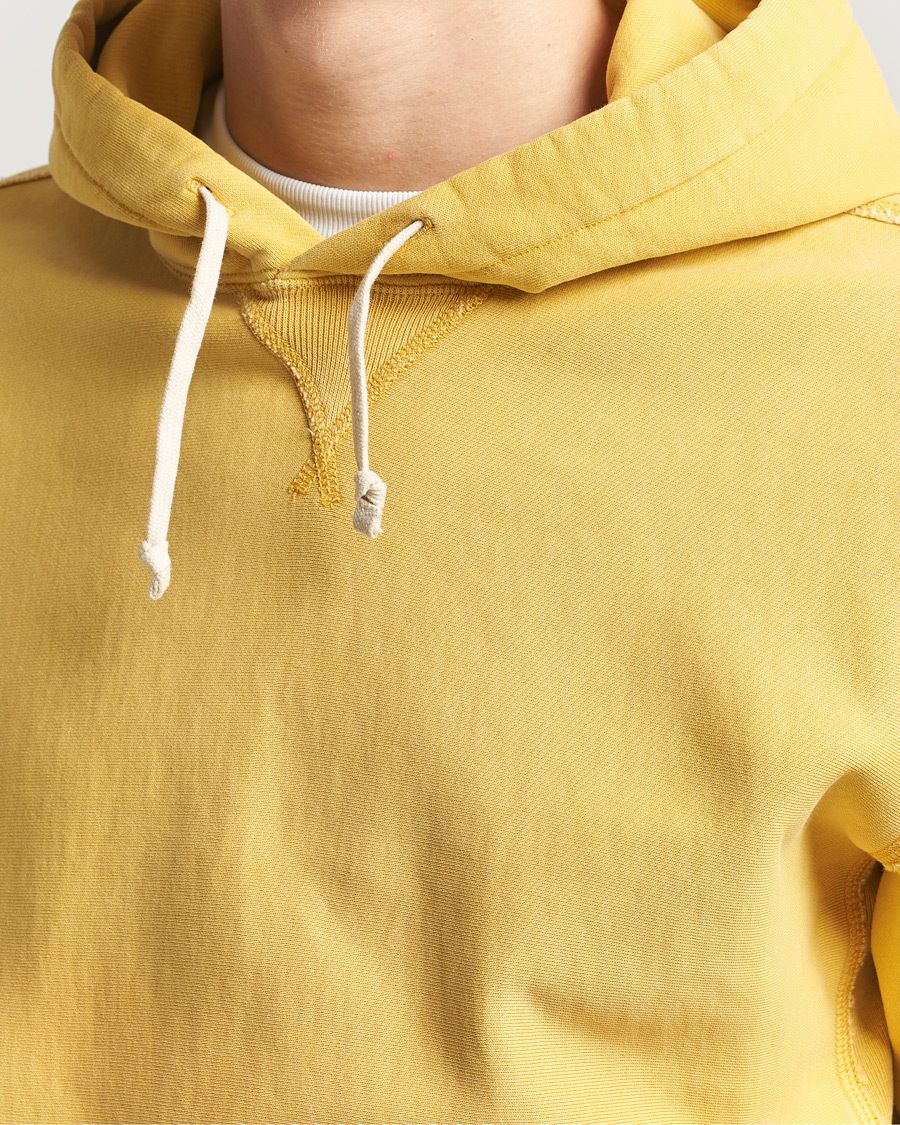 Mies | Puserot | RRL | Hooded Sweatshirt Campus Yellow