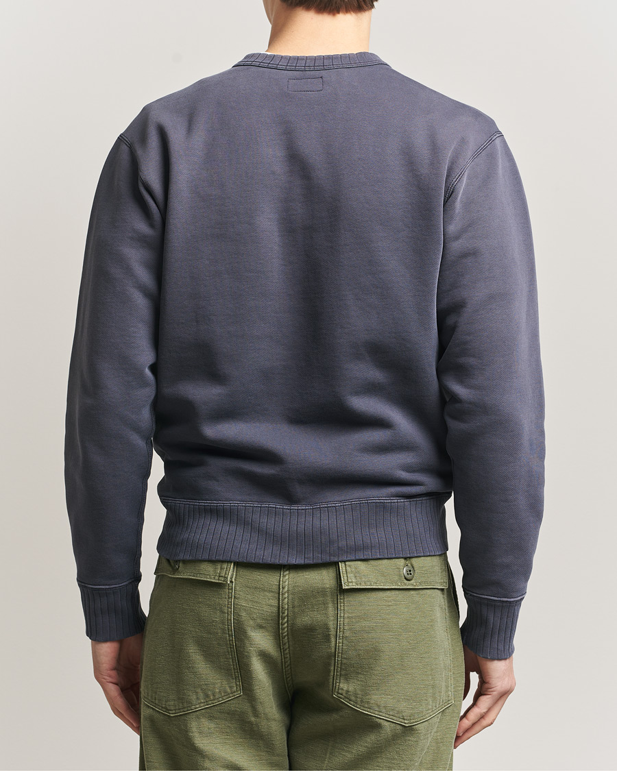 Mies | Puserot | RRL | Training Crew Sweatshirt Faded Blue