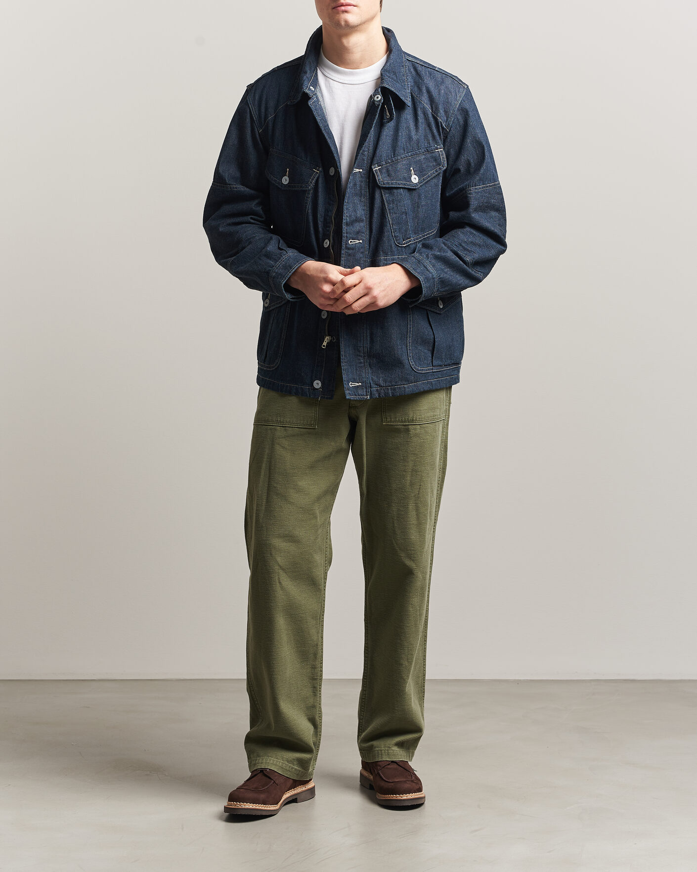 Mies | Takit | RRL | Bannerman Denim Field Jacket Medium Wash