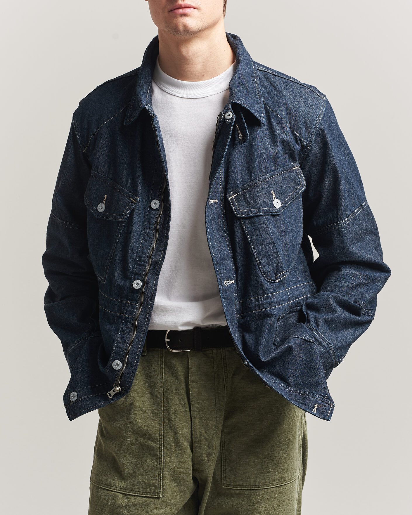 Mies | Takit | RRL | Bannerman Denim Field Jacket Medium Wash