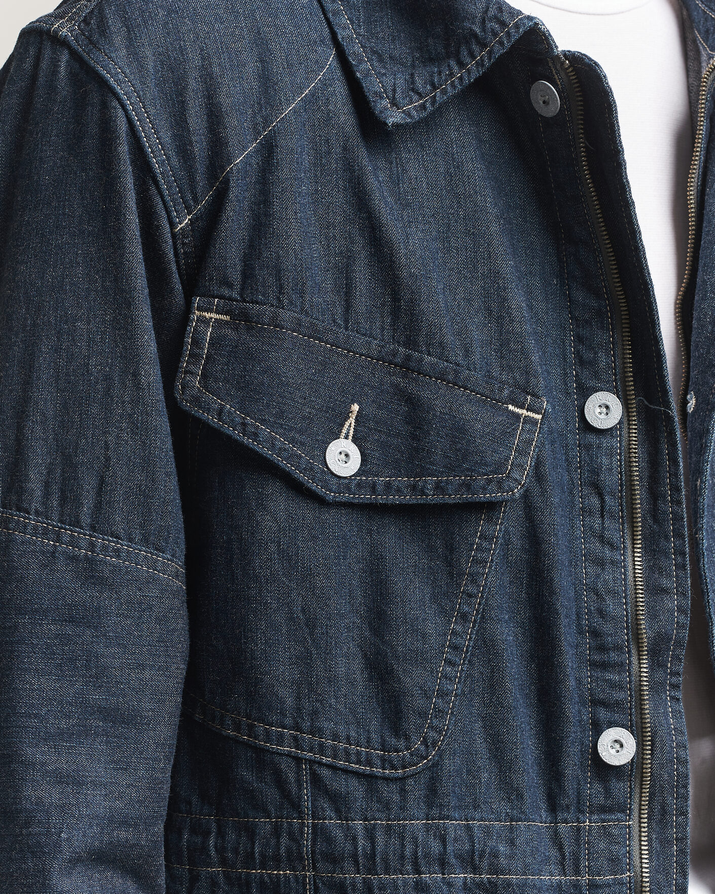 Mies | Takit | RRL | Bannerman Denim Field Jacket Medium Wash