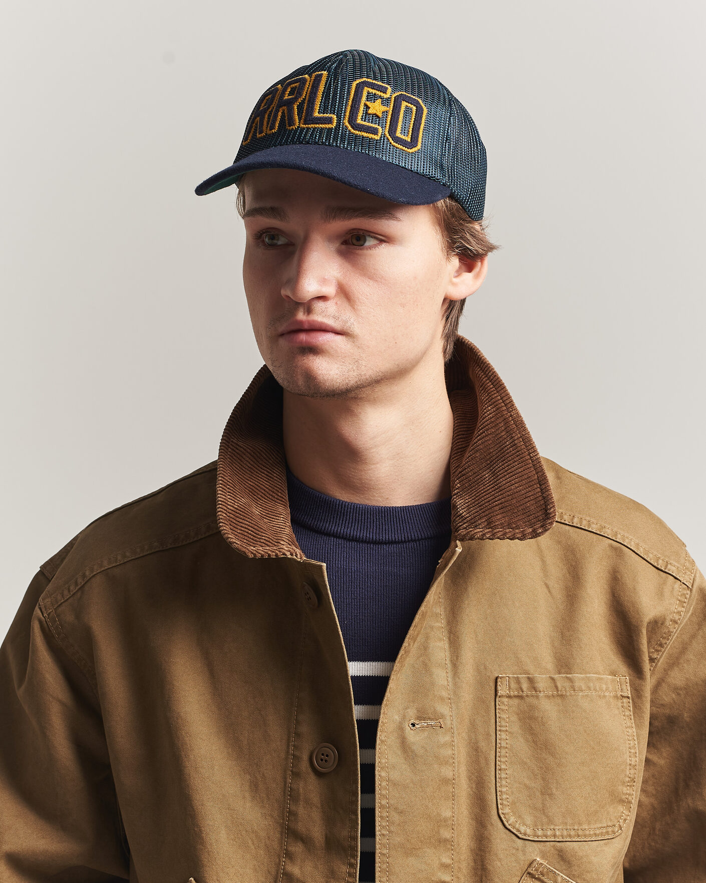 Mies | Päähineet | RRL | Mesh Trucker Cap Navy