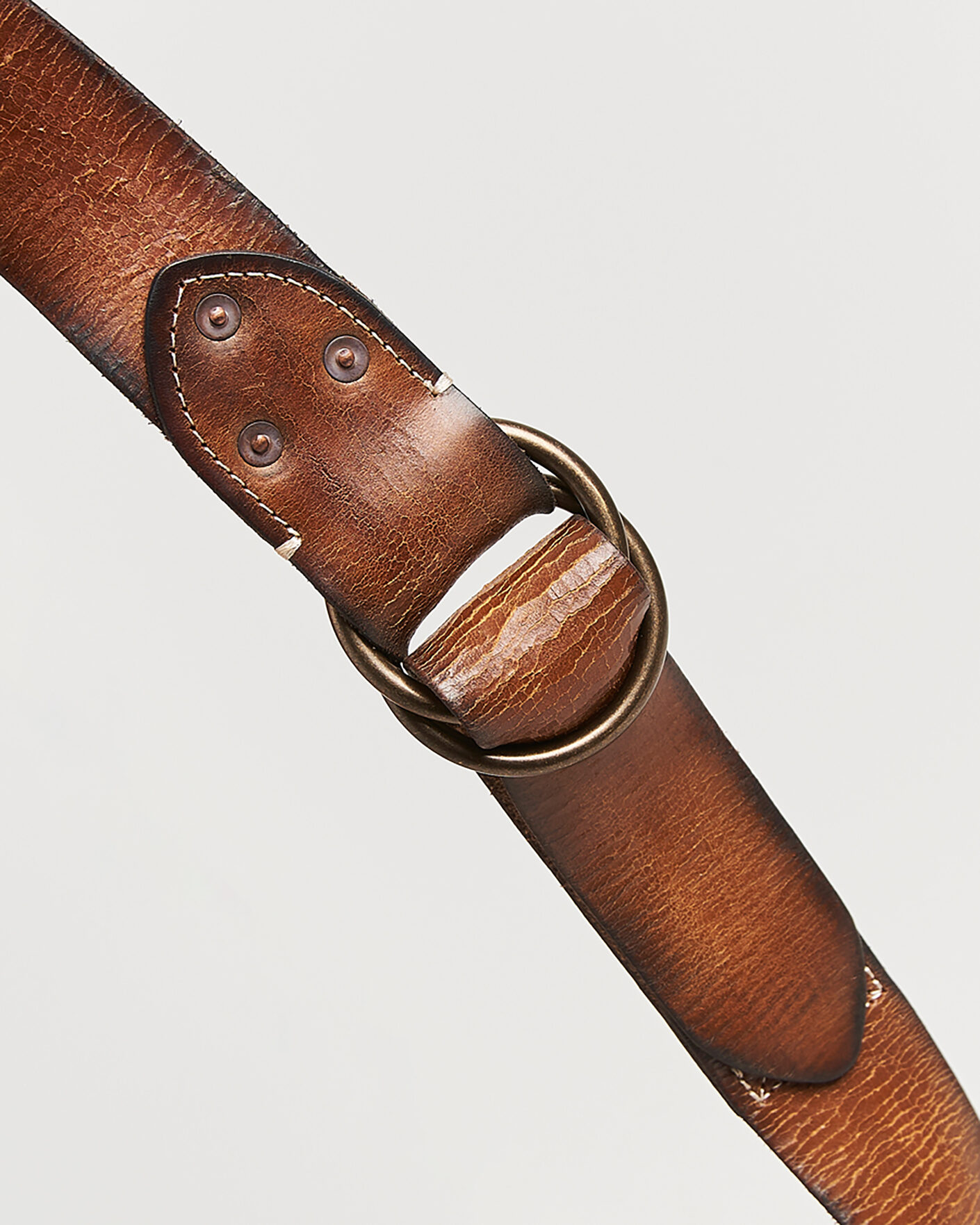 Mies | Vyöt | RRL | Ring Belt Vintage Brown