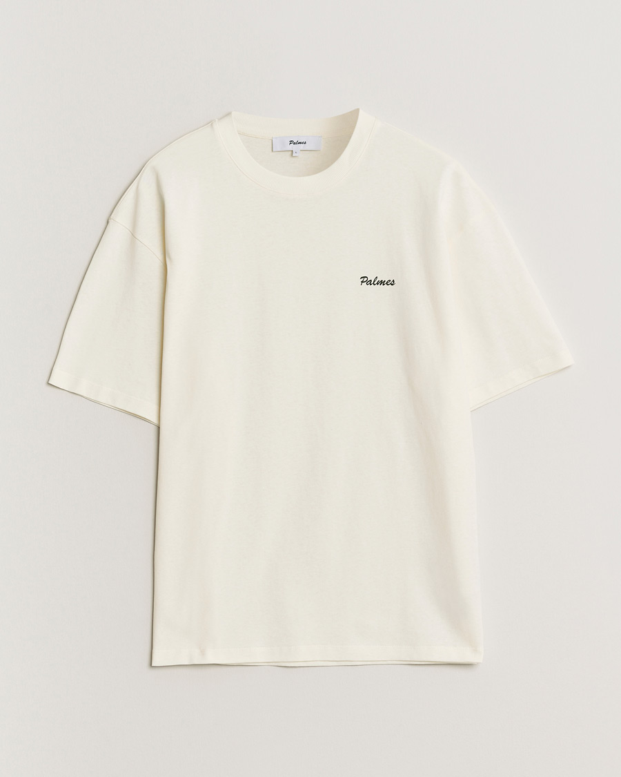 Mies | T-paidat | Palmes | Stitch T-Shirt Off White