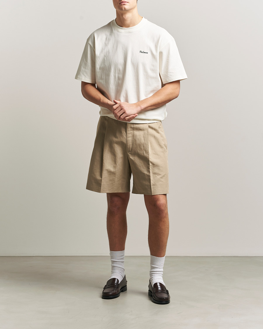 Mies | T-paidat | Palmes | Stitch T-Shirt Off White