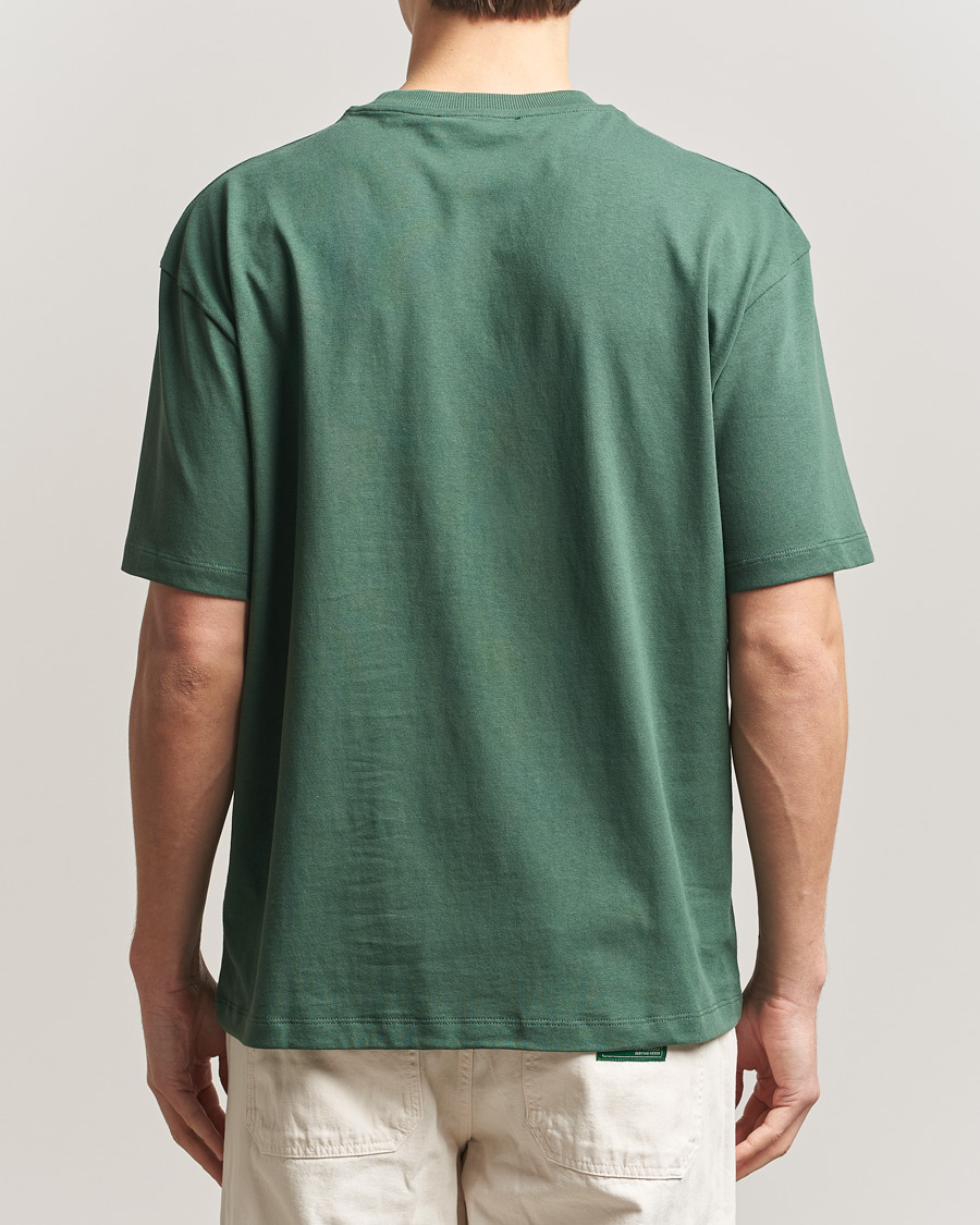 Mies | T-paidat | Palmes | Stitch T-Shirt Dark Green