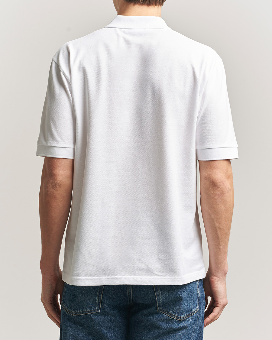 Mies | Pikeet | Palmes | Stitch Piquet Polo White