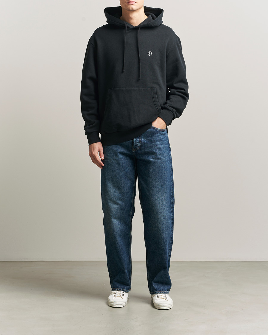 Mies | Puserot | Palmes | Stitch Hooded Sweatshirt Black