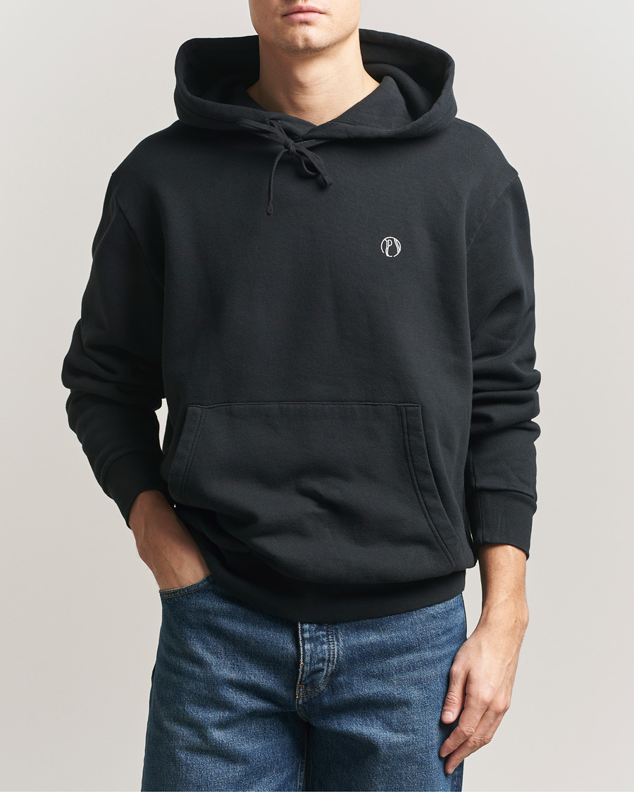 Mies | Puserot | Palmes | Stitch Hooded Sweatshirt Black